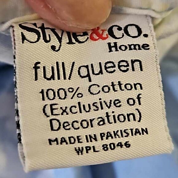 Style & Co Boho Multiciolor F/Q Cotton REVERSIBLE Duvet Cover 2 Sham Set - Picture 3 of 9